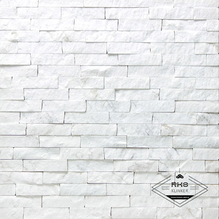 Фасадный камень Полоса - Мрамор Белый Импортный Thassos Extra в Курске